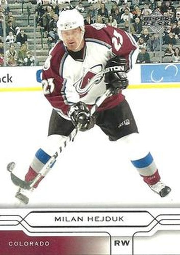 #44 Milan Hejduk - Colorado Avalanche - 2004-05 Upper Deck Hockey