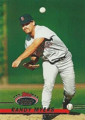 #44 Randy Myers - San Diego Padres - 1993 Stadium Club Baseball