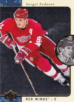 #44 Sergei Fedorov - Detroit Red Wings - 1995-96 SP Hockey