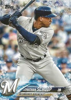 #HMW44 Jonathan Schoop - Milwaukee Brewers - 2018 Topps Holiday Baseball