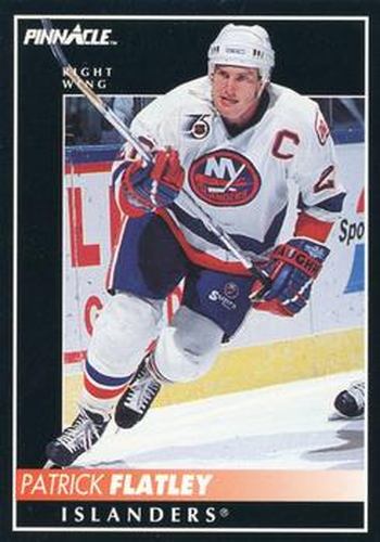 #44 Patrick Flatley - New York Islanders - 1992-93 Pinnacle Canadian Hockey