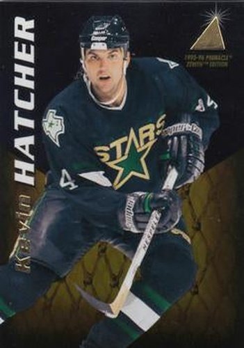 #44 Kevin Hatcher - Dallas Stars - 1995-96 Zenith Hockey