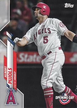#44 Albert Pujols - Los Angeles Angels - 2020 Topps Opening Day Baseball