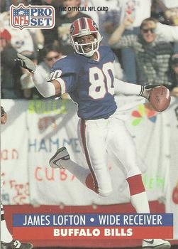 #444 James Lofton - Buffalo Bills - 1991 Pro Set Football
