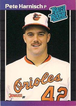 #44 Pete Harnisch - Baltimore Orioles - 1989 Donruss Baseball