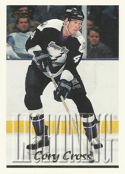 #44 Cory Cross - Tampa Bay Lightning - 1995-96 Topps Hockey