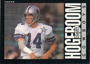 #44 Gary Hogeboom - Dallas Cowboys - 1985 Topps Football