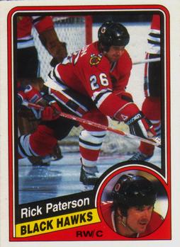 #44 Rick Paterson - Chicago Blackhawks - 1984-85 O-Pee-Chee Hockey