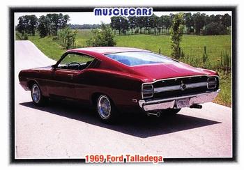 #44 1969 Ford Talladega - 1992 Collect-A-Card Muscle Cars
