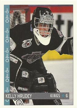 #44 Kelly Hrudey - Los Angeles Kings - 1992-93 O-Pee-Chee Hockey