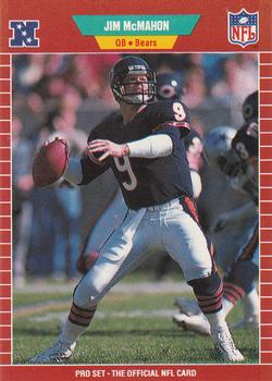 #44 Jim McMahon - Chicago Bears - 1989 Pro Set Football