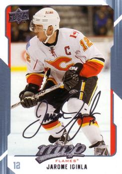 #44 Jarome Iginla - Calgary Flames - 2008-09 Upper Deck MVP Hockey