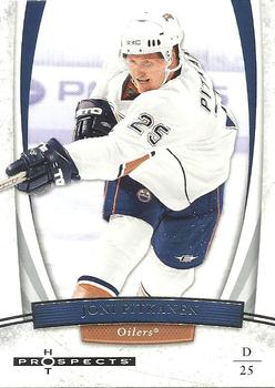 #44 Joni Pitkanen - Edmonton Oilers - 2007-08 Fleer Hot Prospects Hockey