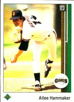 #544 Atlee Hammaker - San Francisco Giants - 1989 Upper Deck Baseball