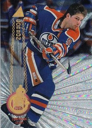 #44 Shayne Corson - Edmonton Oilers - 1994-95 Pinnacle Hockey - Rink Collection