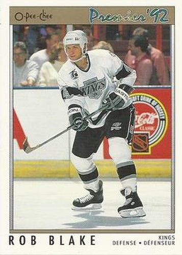 #44 Rob Blake - Los Angeles Kings - 1991-92 O-Pee-Chee Premier Hockey