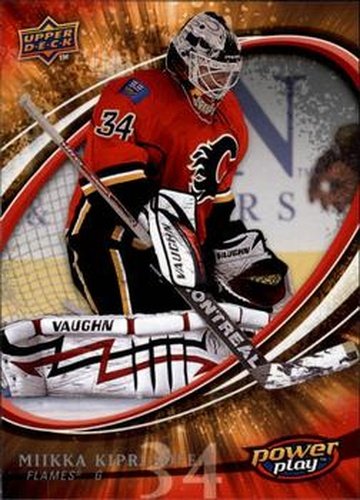 #44 Miikka Kiprusoff - Calgary Flames - 2008-09 Upper Deck Power Play Box Set Hockey