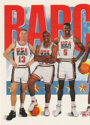 #544 Chris Mullin / Charles Barkley / David Robinson - USA - 1991-92 SkyBox Basketball