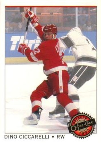 #44 Dino Ciccarelli - Detroit Red Wings - 1992-93 O-Pee-Chee Premier Hockey