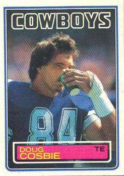 #44 Doug Cosbie - Dallas Cowboys - 1983 Topps Football