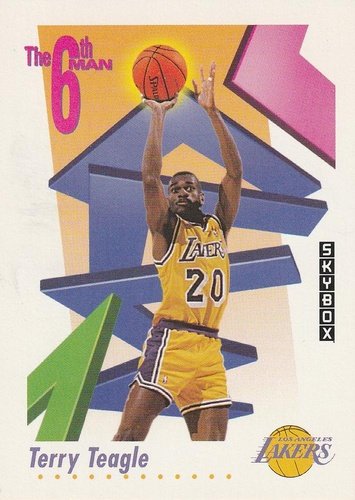 #444 Terry Teagle - Los Angeles Lakers - 1991-92 SkyBox Basketball