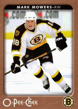 #44 Mark Mowers - Boston Bruins - 2006-07 O-Pee-Chee Hockey