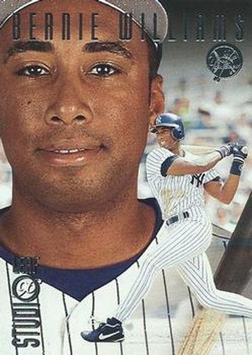 #44 Bernie Williams - New York Yankees - 1996 Studio Baseball