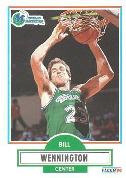 #44 Bill Wennington - Dallas Mavericks - 1990-91 Fleer Basketball