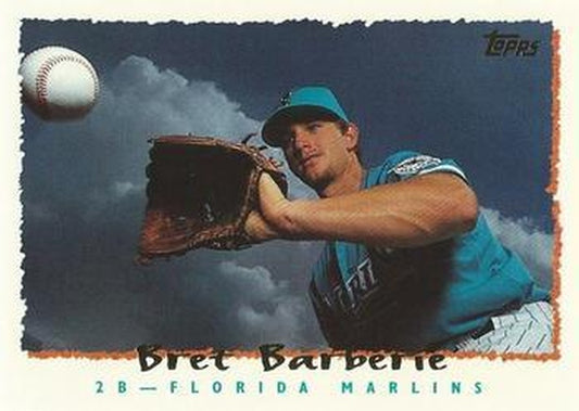 #44 Bret Barberie - Florida Marlins - 1995 Topps Baseball