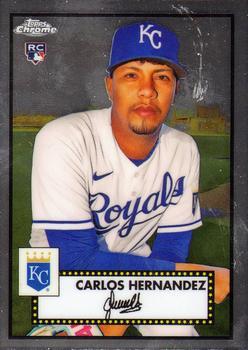 #44 Carlos Hernandez - Kansas City Royals - 2021 Topps Chrome Platinum Anniversary Baseball