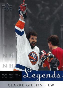 #44 Clark Gillies - New York Islanders - 2001-02 Upper Deck Legends Hockey