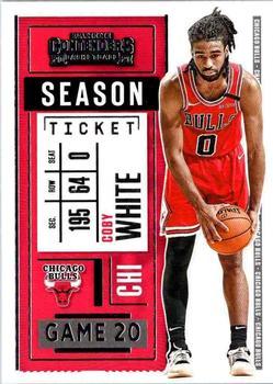 #44 Coby White - Chicago Bulls - 2020-21 Panini Contenders Basketball