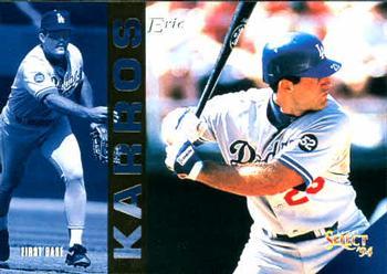 #44 Eric Karros - Los Angeles Dodgers - 1994 Select Baseball