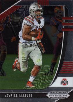 #44 Ezekiel Elliott - Ohio State Buckeyes - 2020 Panini Prizm Draft Picks Football