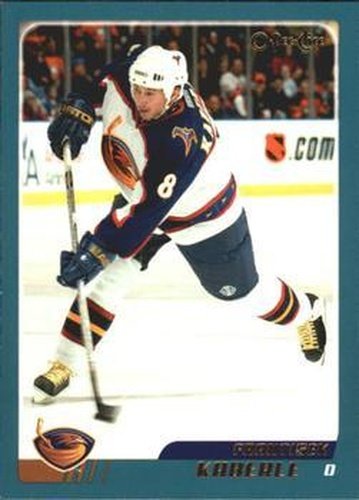 #44 Frantisek Kaberle - Atlanta Thrashers - 2003-04 O-Pee-Chee Hockey