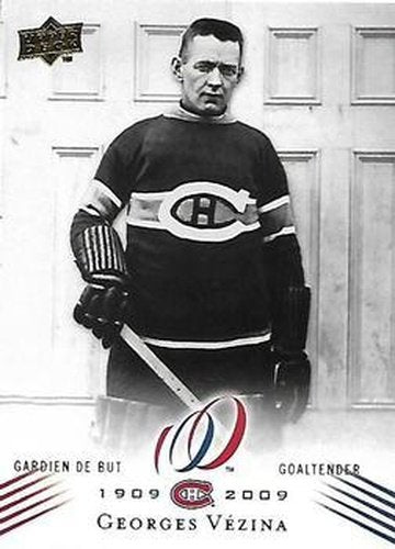 #44 Georges Vezina - Montreal Canadiens - 2008-09 Upper Deck Montreal Canadiens Centennial Hockey
