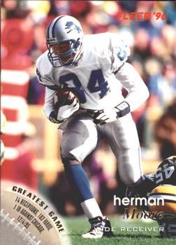#44 Herman Moore - Detroit Lions - 1996 Fleer Football