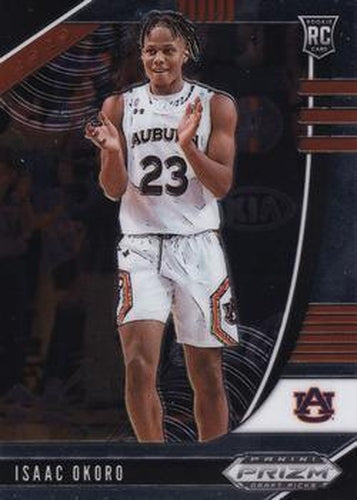 #44 Isaac Okoro - Auburn Tigers - 2020 Panini Prizm Draft Picks Collegiate Basketball