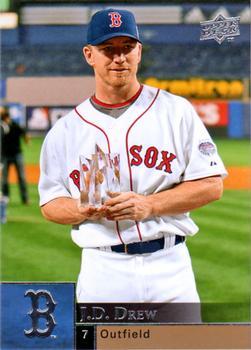 #44 J.D. Drew - Boston Red Sox - 2009 Upper Deck Baseball