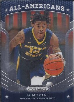 #44 Ja Morant - Murray State Racers - 2019 Panini Prizm Draft Picks Basketball