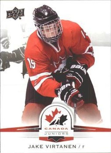 #44 Jake Virtanen - Canada - 2014-15 Upper Deck Team Canada Juniors Hockey