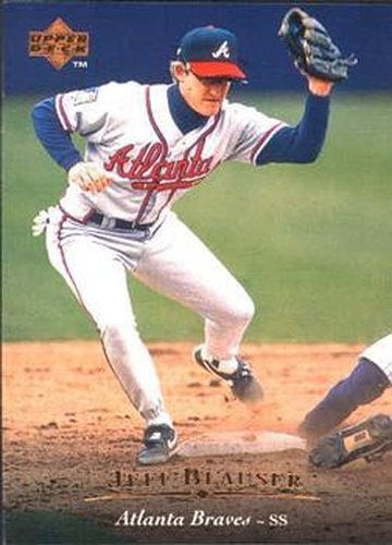 #44 Jeff Blauser - Atlanta Braves - 1995 Upper Deck Baseball