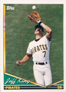 #44 Jeff King - Pittsburgh Pirates - 1994 Topps Baseball