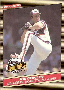 #44 Joe Cowley - Chicago White Sox - 1986 Donruss Highlights Baseball