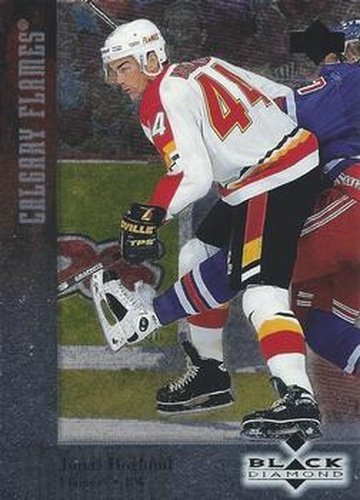 #44 Jonas Hoglund - Calgary Flames - 1996-97 Upper Deck Black Diamond Hockey