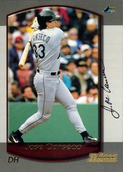 #44 Jose Canseco - Tampa Bay Devil Rays - 2000 Bowman Baseball
