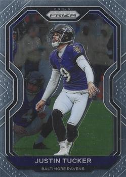 #44 Justin Tucker - Baltimore Ravens - 2020 Panini Prizm Football