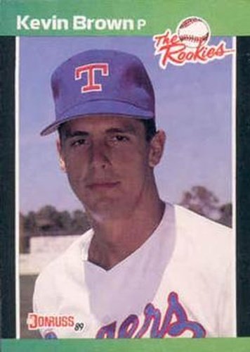 #44 Kevin Brown - Texas Rangers - 1989 Donruss The Rookies Baseball