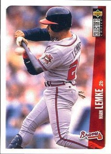 #44 Mark Lemke - Atlanta Braves - 1996 Collector's Choice Baseball