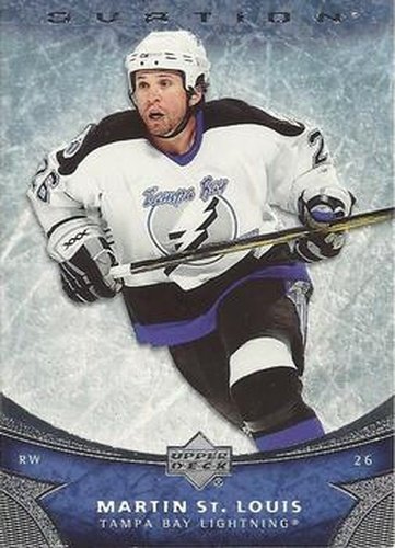 #44 Martin St. Louis - Tampa Bay Lightning - 2006-07 Upper Deck Ovation Hockey